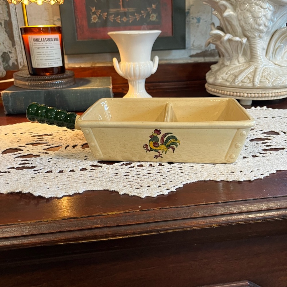 Rooster Vintage METLOX Poppytrail Dish - Picture 14 of 16